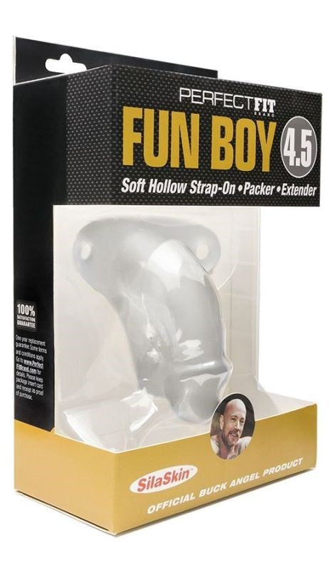 Perfect Fit Fun Boy 4.5 Inch Soft Hollow Strap-On Butt Plugs
