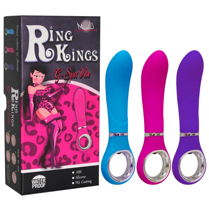 Aphrodisia Ring Kings 7 Mode G Massager Finger and Tongue Vibrators