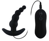 Aphrodisia Vibrating Anal Plug Beads Black G-Spot Vibrators