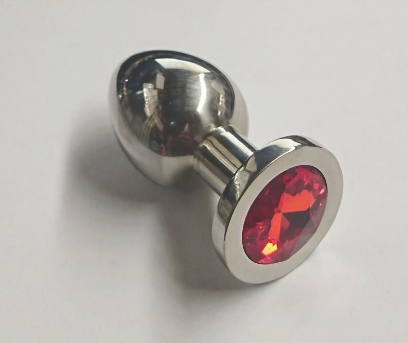 Bedazzled Steel Butt Plug Medium Waterproof Vibrators
