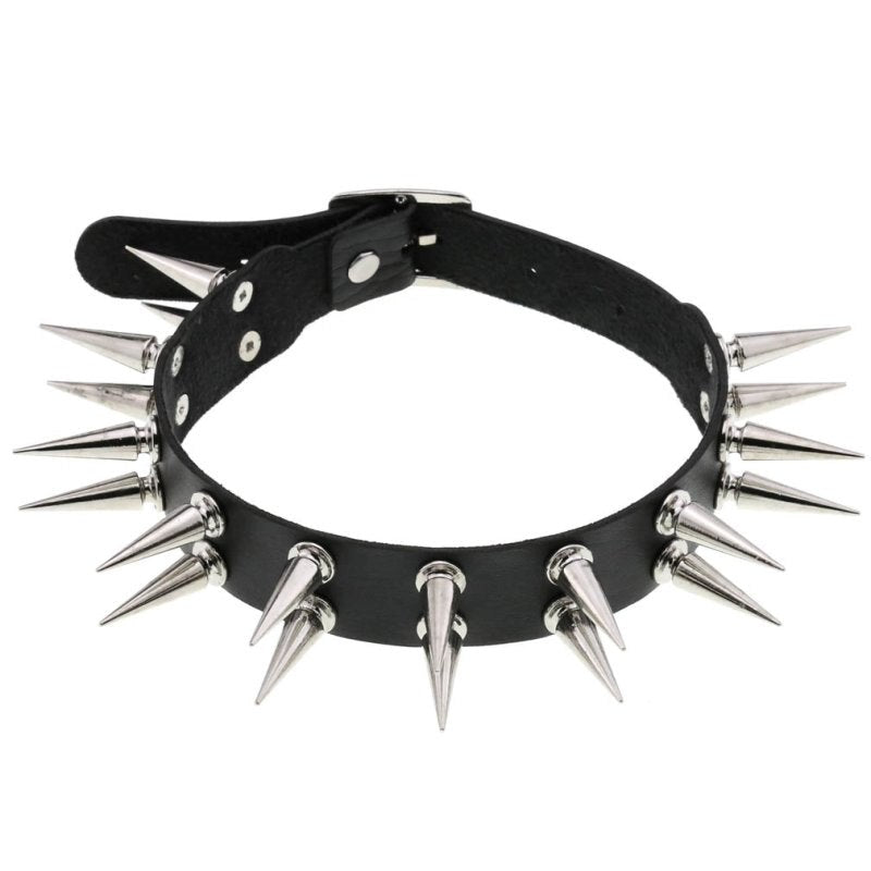 Double Row Spiked Rivet Collar Heavy Collars and Leads