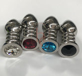 Hell's Couture Ribbler Metal Jeweled Large Anal Plug Breast and Nipple Toys