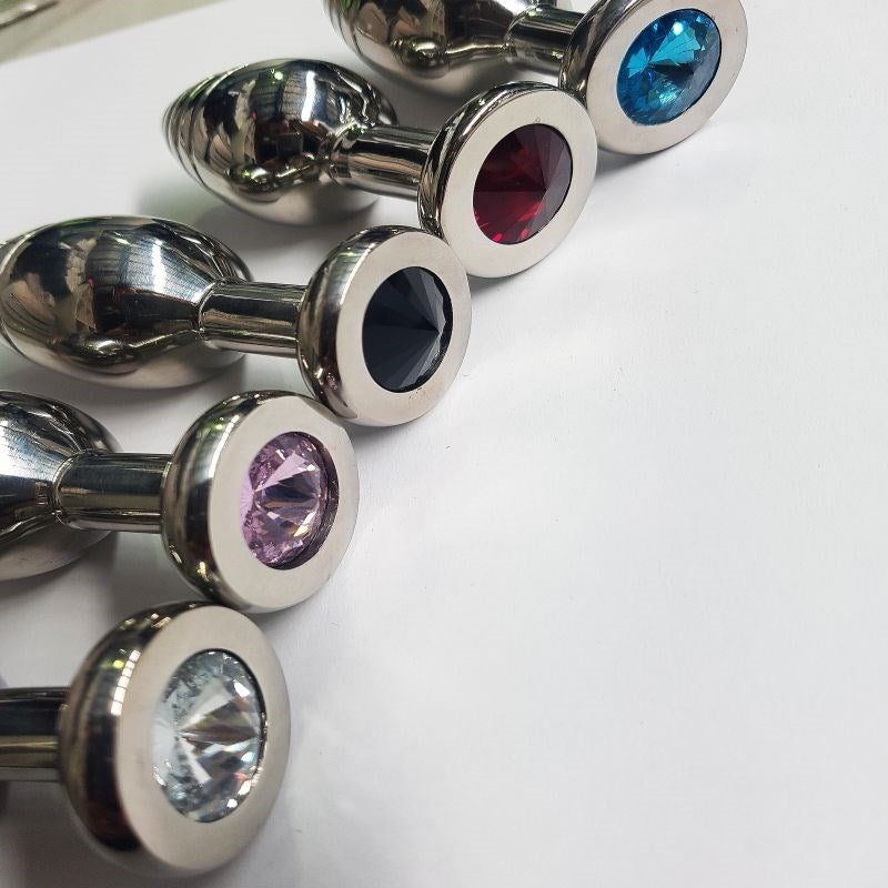 Magic Mushie Anal Delight With Gems Medium Butt Plugs