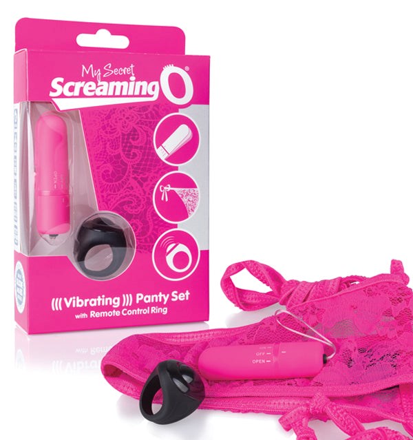 My Secret ScreamingO Remote Control Panty Vibe Clit Ticklers and Pulsators