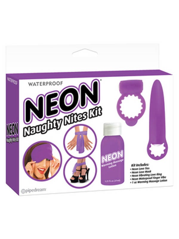 Pipedream Neon Naughty Nites Adult Toys Kit Rabbit Vibrators
