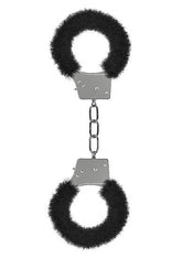Ouch Beginners Furry Handcuffs Steel Sex Toys