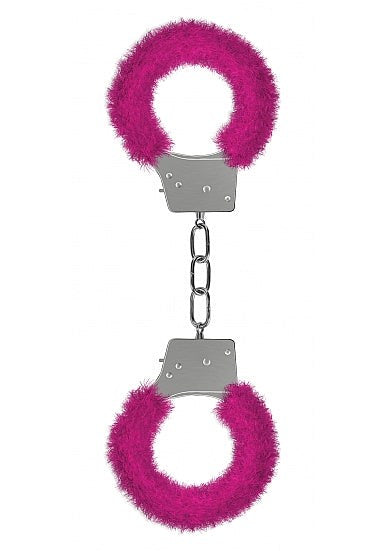 Ouch Beginners Furry Handcuffs Steel Sex Toys