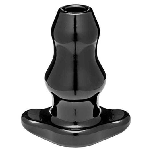 Perfect Fit Double Tunnel Plug X-large - Steel Sex Toys