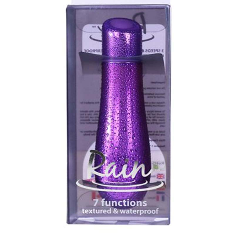 BMS Rain - Powerful 3-Inch Textured Intimate Massager G-Spot Vibrators