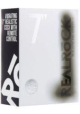 Realrock's Lifelike 7" Vibrating Cock - Remote Control Ecstasy Vibrating Dildos