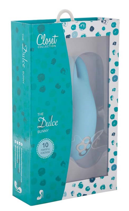 The Dulce Bunny - Whisper-Quiet Rabbit Vibrator with 10 Functions Clit Ticklers and Pulsators