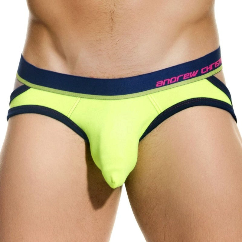 Almost Naked Comfort Jock Neon Yellow Jocks and G-Strings