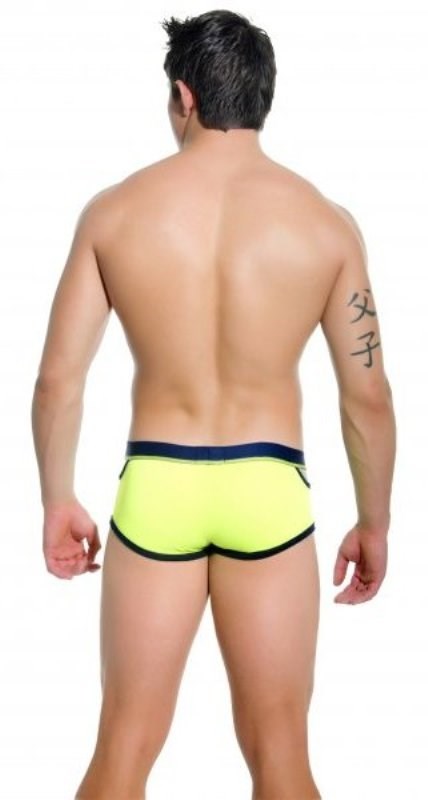 Almost Naked Quirk Boxer Neon Yellow - L Jocks and G-Strings