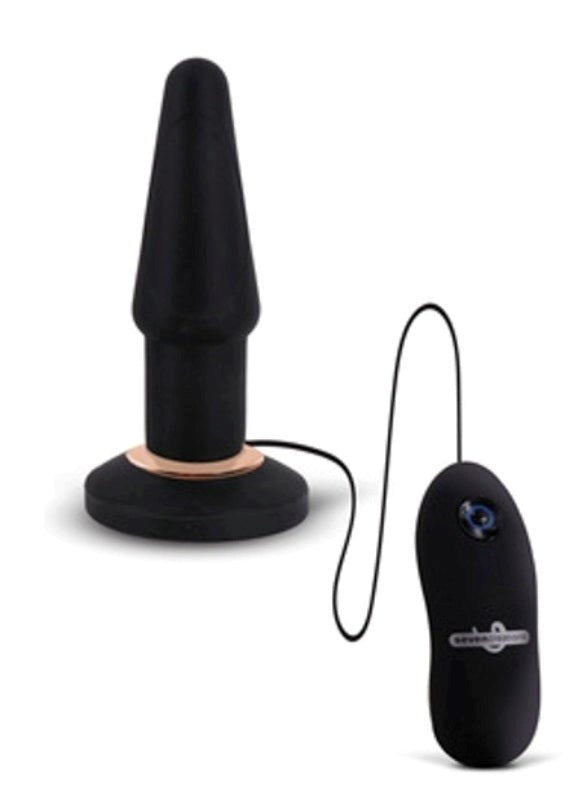 Apex Vibrating Butt Plug Black Anal Vibrators