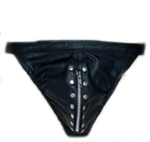 Hell's Couture - Leather Jockstrap with Front Zipper Jocks and G-Strings