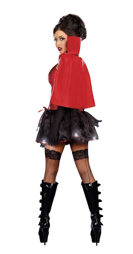 Vampiress Ensemble - Elevate Your Halloween Allure Fancy Dress Ups