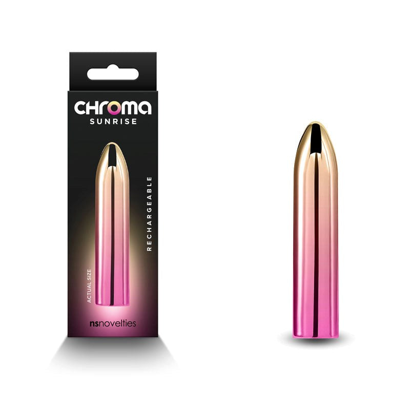 NS Novelties Chroma Sunrise - Vibrant USB Rechargeable Bullet Bullet Vibrators