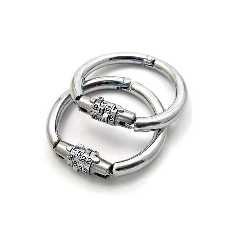 Combination Lock Unisex Wrist and Ankle Cuffs Cuffs and Restraints