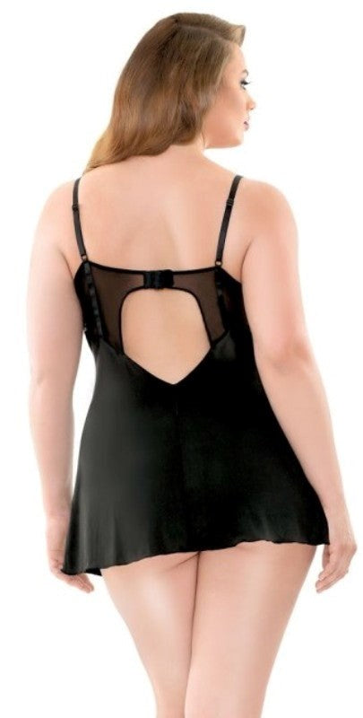Curve Savannah Metallic Chemise And G-String Babydolls and Chemises