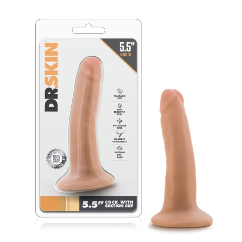 Dr. Skin Cock + Suction Cup - Flesh Realistic Dildos