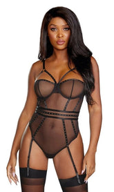 Dreamgirl Teddy Black Babydolls and Chemises