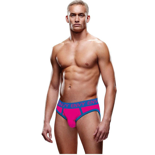 ENVY Solid Jock - Pink/Blue - Jocks and G-Strings