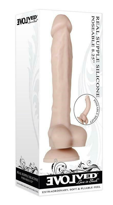 Evolved Real Supple Silicone - Poseable, Realistic, Hands-Free Realistic Dildos