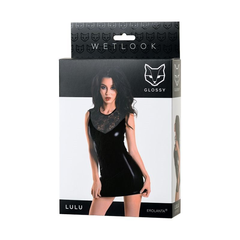 Glossy Wetlook Dress Lulu Her Fetish