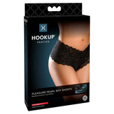 Pipedream HOOKUP Pleasure Pearl Sexy Boy Shorts G-Strings, Panties and Shorts