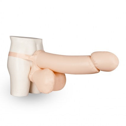 Jolly Booby Inflatable Penis with Straps Bachelorette and Bucks
