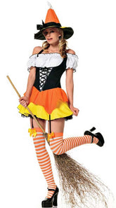 Kandy Korn Witch Costume Fancy Dress Ups