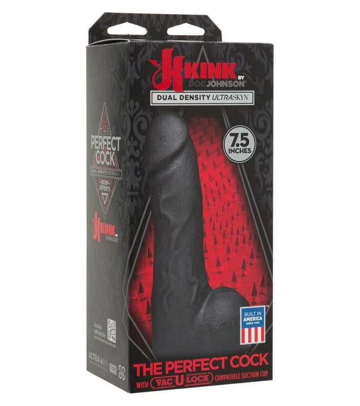 Kink Perfect Cock Black - Realistic, Versatile Pleasure Enhancer Realistic Dildos