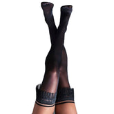 Kixies KEILA Fringe Sheer Thigh Highs Hosiery