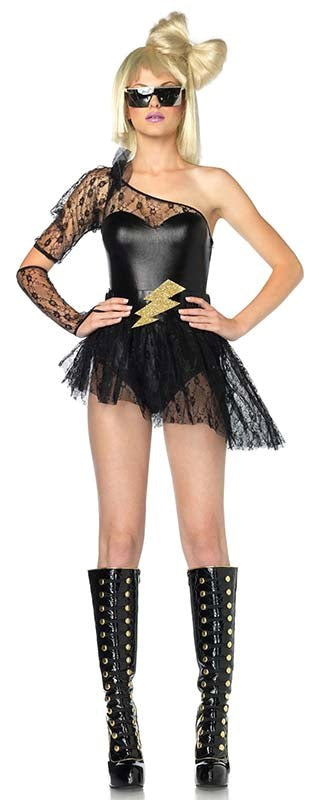 Lightning Rocker Costume Fancy Dress Ups
