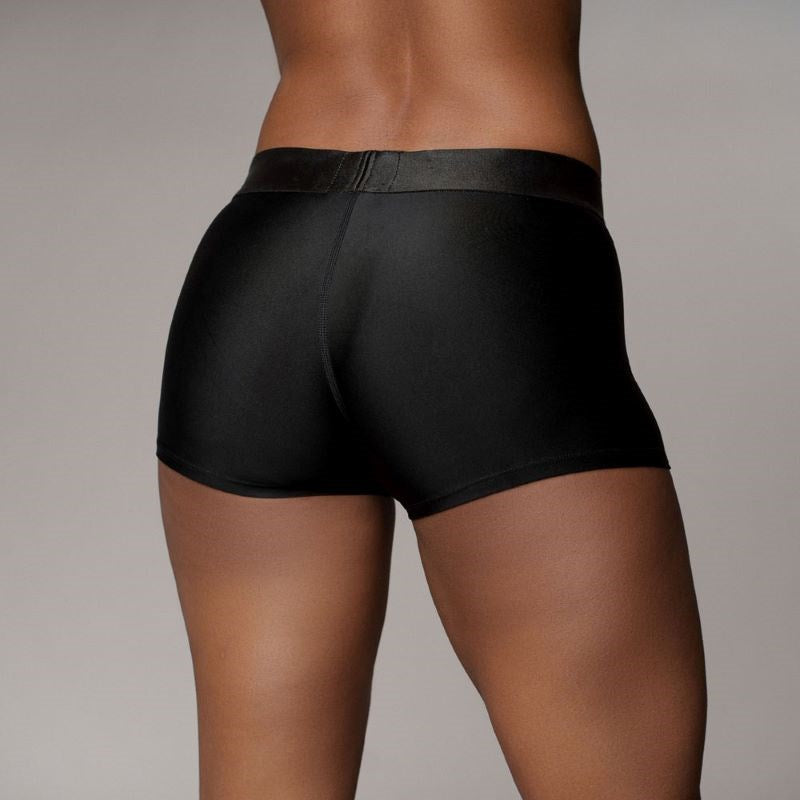 OUCH! Pleasure Enhancing Vibrating Strap-On Boxer Strap On Sextoys