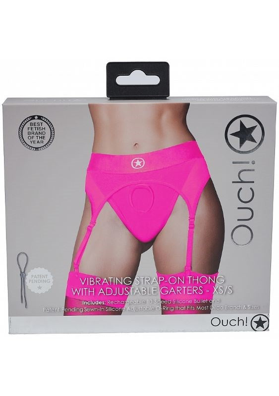 Ouch! Intimate Pleasure Strap-on Thong - Pink Strap On Sextoys