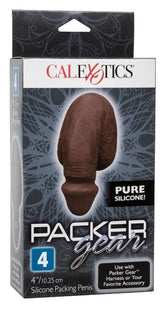 Packer Gear Silicone Penis Black Strap On Sextoys
