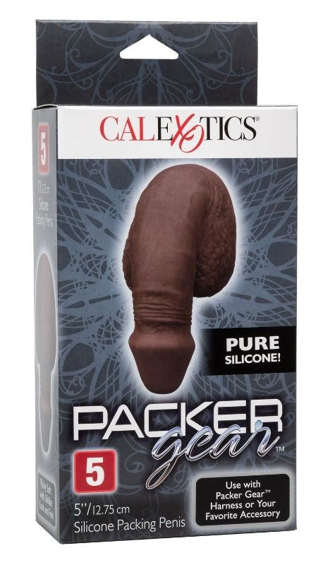 Packer Gear Silicone Penis Black Strap On Sextoys