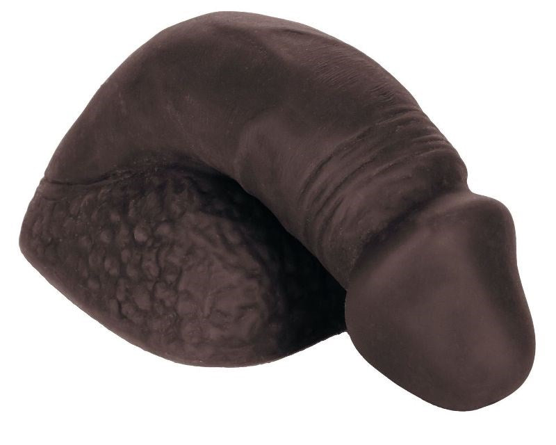 Packer Gear Silicone Penis Black Strap On Sextoys