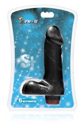 SI Ignite Vibrating Cock with Balls Black Realistic Dildos