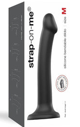 strap-on-me Dual Density Dildo Black Strap On Sextoys