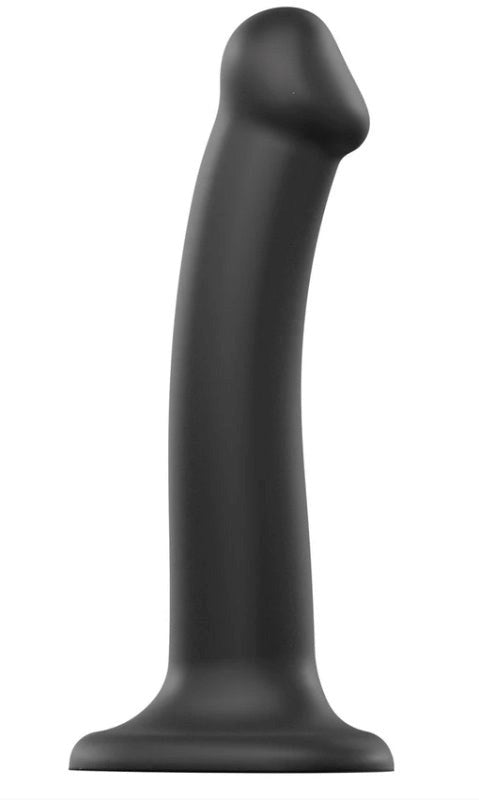 strap-on-me Dual Density Dildo Black Strap On Sextoys
