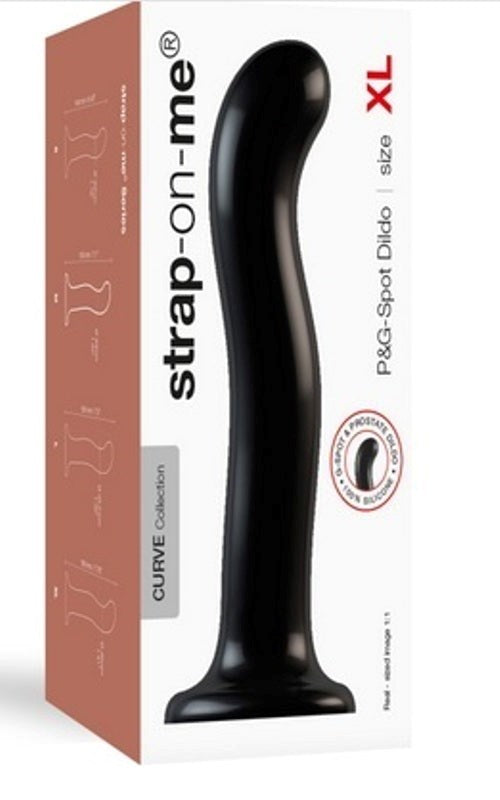 Strap-On-Me P & G Spot Dildo Black Strap On Sextoys