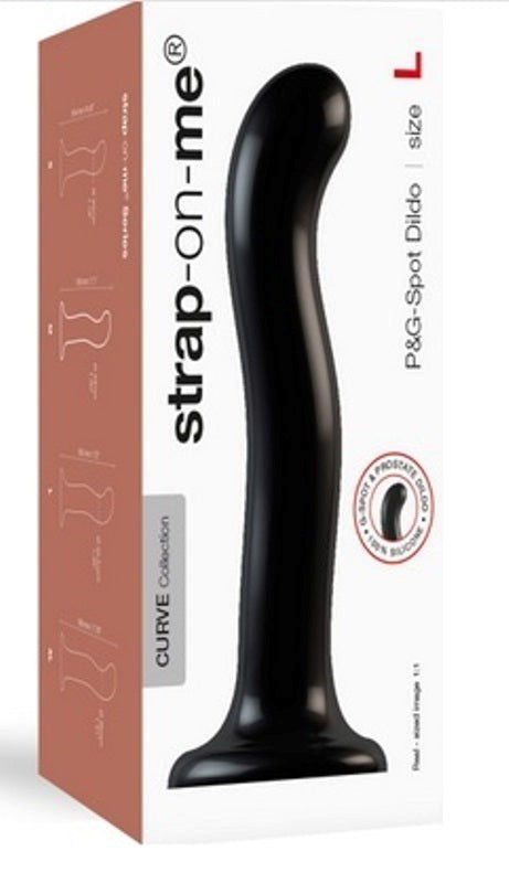 Strap-On-Me P & G Spot Dildo Black Strap On Sextoys