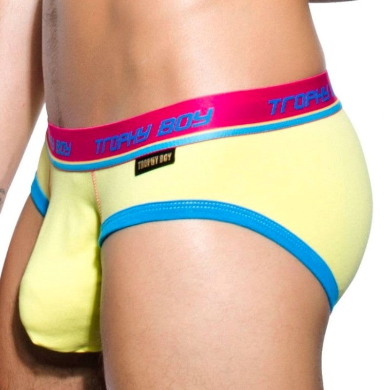 Trophy Boy Brief Bright Yellow - S Jocks and G-Strings