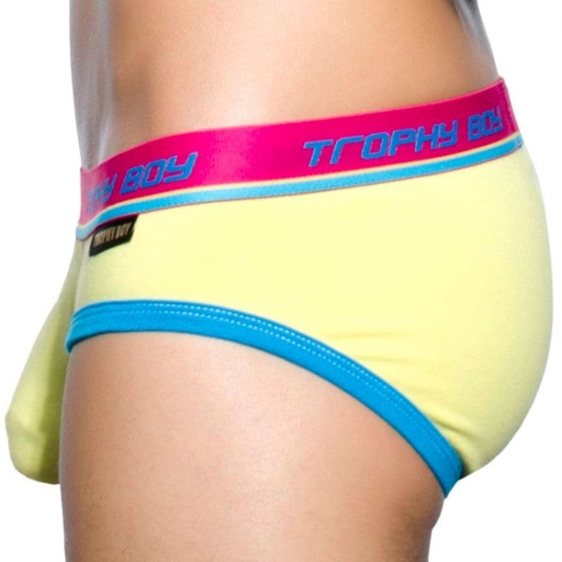 Trophy Boy Brief Bright Yellow - S Jocks and G-Strings