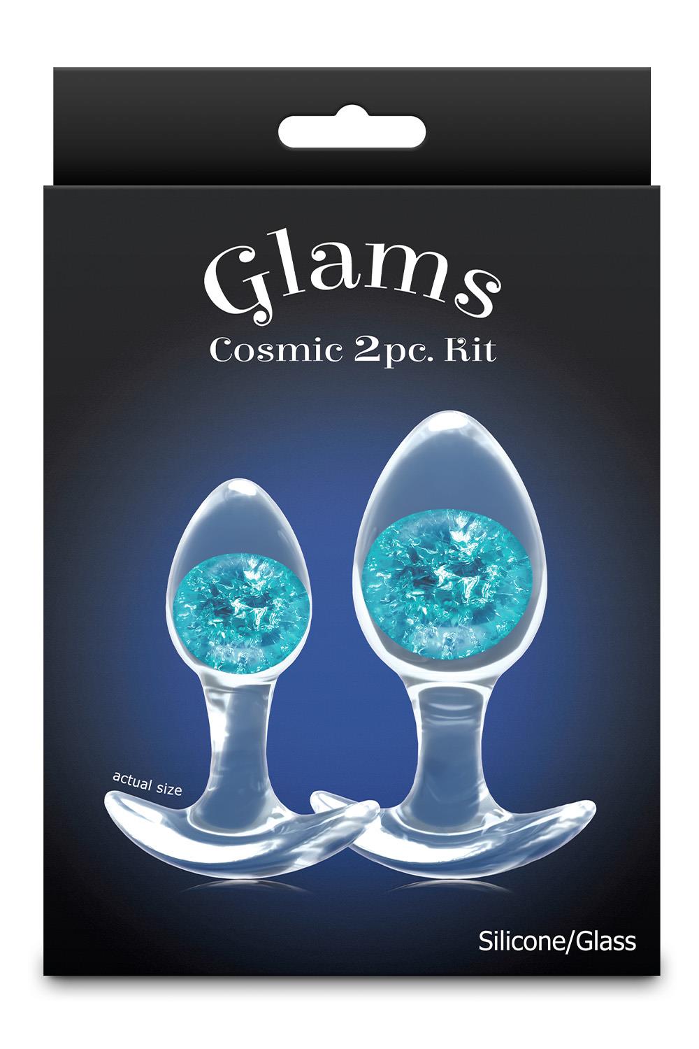 NS Novelties Glams Cosmic Butt Plugs Set of 2 Sizes Butt Plugs
