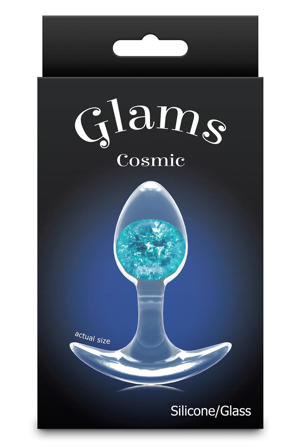 NS Novelties Glams Cosmic Small Silicone Butt Plug - Butt Plugs