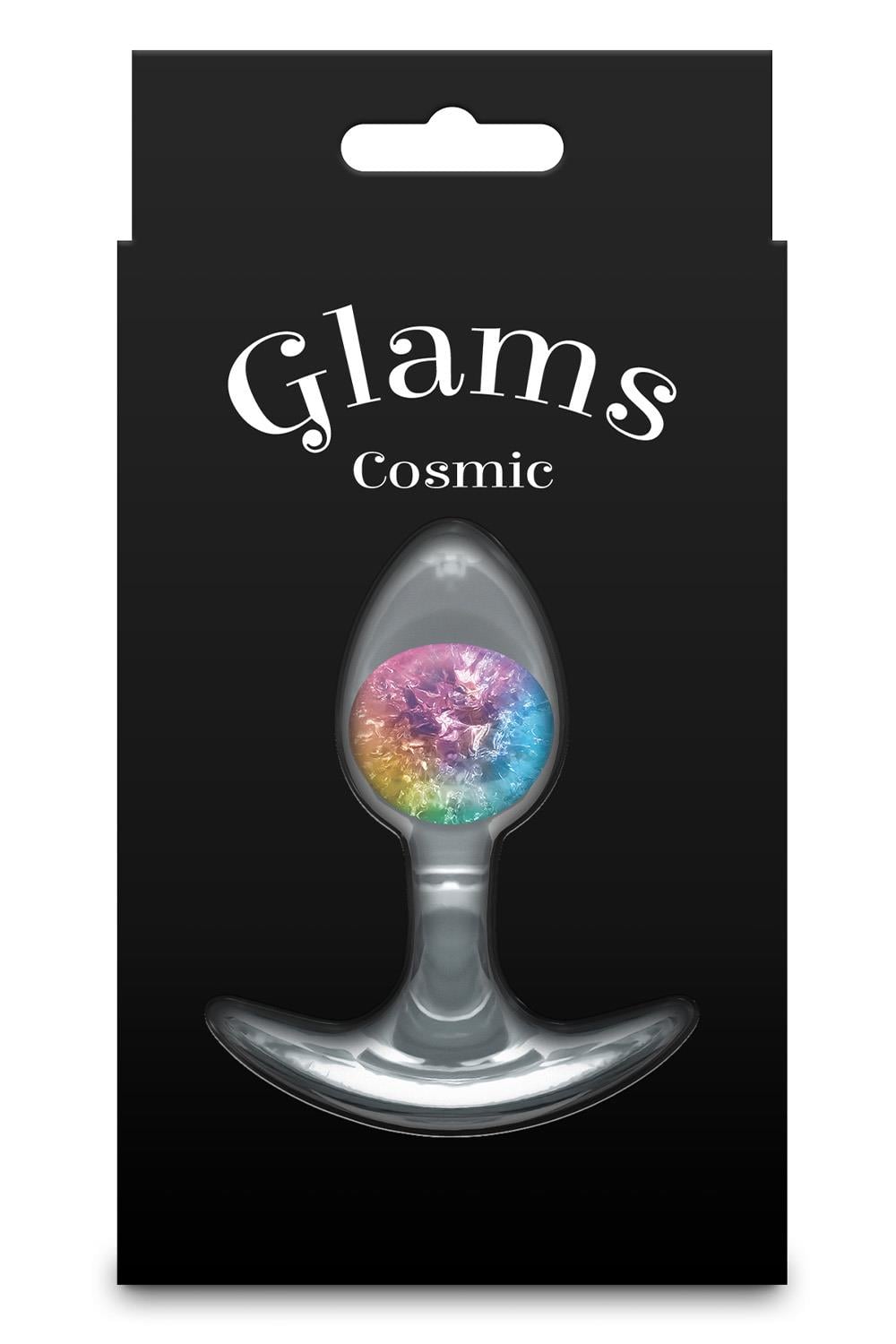 NS Novelties Glams Cosmic Small Silicone Butt Plug - Butt Plugs