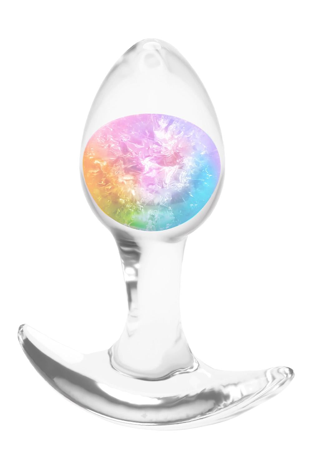 NS Novelties Glams Cosmic Small Silicone Butt Plug - Butt Plugs